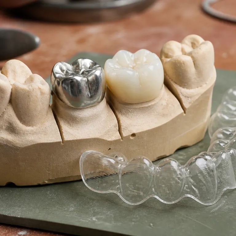 Couronne métallique ou céramique : comment bien choisir sa couronne dentaire face aux gouttières dentaires invisibles
